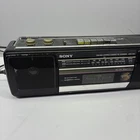 Vintage Sony CFS-210 Sound Rider Boombox AM/FM Cassette Tape Tested Works