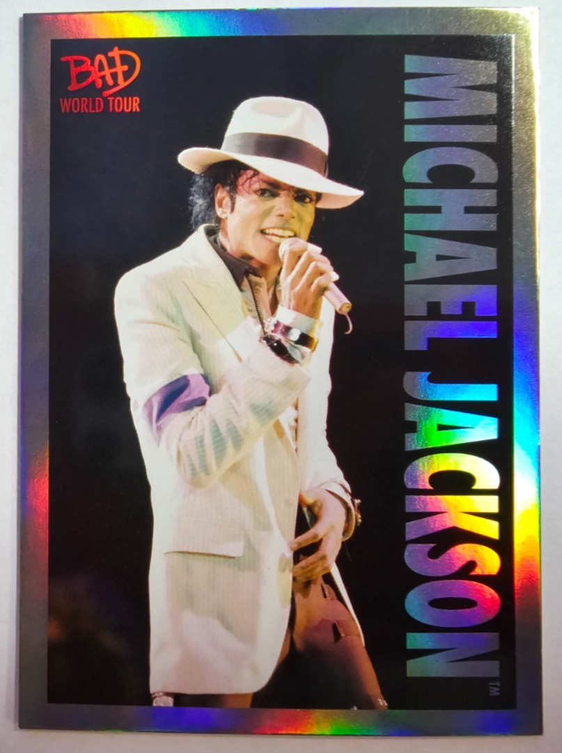2026 Keepsake Michael Jackson Bad World Tour #74 Platinum Parallel