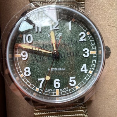 KUOE Old Smith 90-002 38mm Japan Only Limited Edition Green Dial