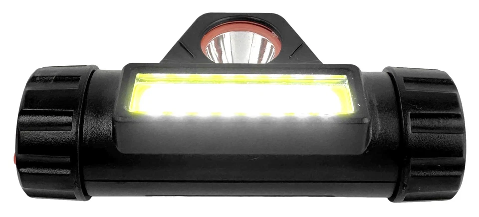 LED-Helmlampe wiederaufladbar 2 Leuchtmodi 800Lumen 1200 Ah USB-C IPX4 WELDINGER - Bild 4 von 4