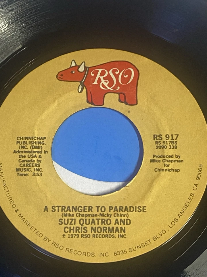 Suzi Quatro And Chris Norman – Stumblin' In  45rpm Vinyl VG+  1979 Foto 2 de 2