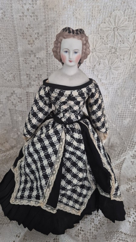  Parian Bisque Head Shoulder E.j. Carter Artist Doll 1960s 
