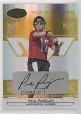 2006 Leaf Certified Materials Mirror Gold Signatures 23/25 Paul Pinegar Auto s7f