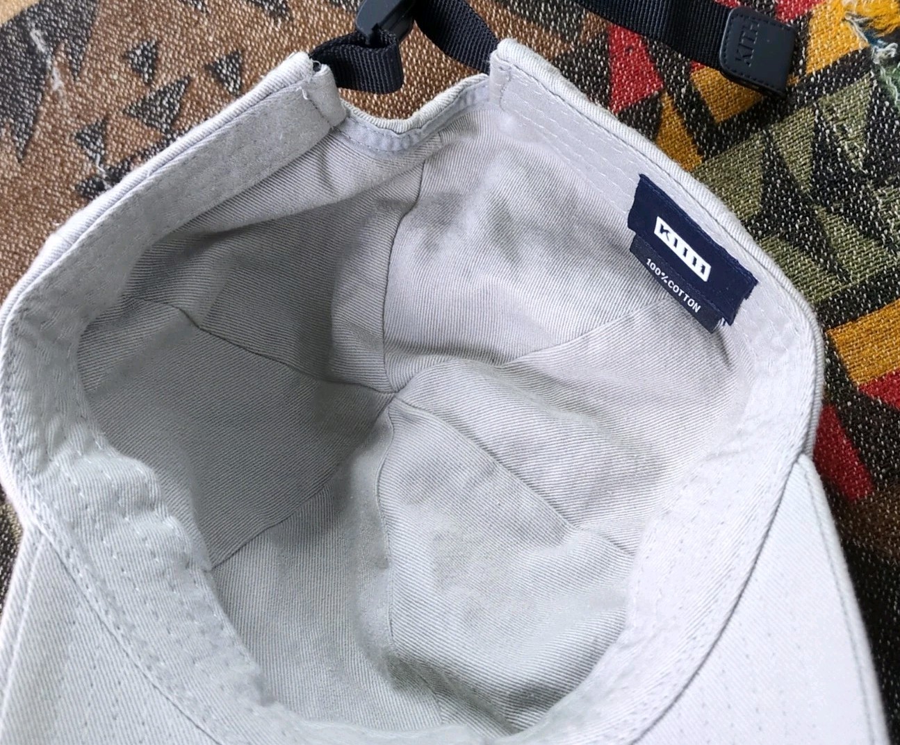 KITH Hat Strapbap Dad Cap Adjustable Spellout Log… - image 4