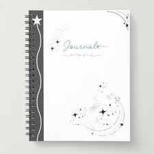 Download Printable Notebook Planner | DIGITAL FILE - Starry Night Journal Cover