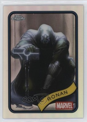 2025 Topps Chrome Marvel Comics Refractor Ronan #157 07sf