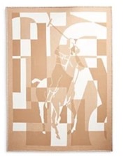 Ralph Lauren Home Beige RL Coperta Lancio Stadio 54x72 Pony