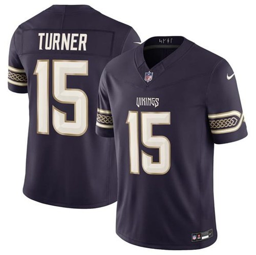 Dallas Turner Vikings Rivalries Collection Stitched Jersey