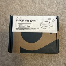 NEW GENUINE Poly Voyager Free 60+ UC Black Wireless Earbuds - Touchscreen Case