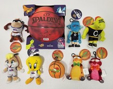 Space Jam 30th Anniversary Monstar Plush Set And Limited Edition Basketball New