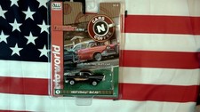 Auto World Cars N Coffee T-Jet Ultra-G Slot Car 57 Chevy Bel Air Orange Flames  