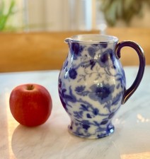 Vintage Bisto (Bishop & Stonier) Porcelain Flow Blue Pitcher