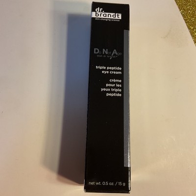 Dr. Brandt Do Not Age DNA Triple Peptide Eye Cream .5oz/15g NIB 