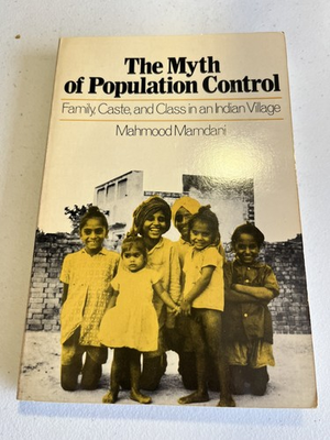 #ad Myth of Population Control paperback Mamdani Mahmood $50.00