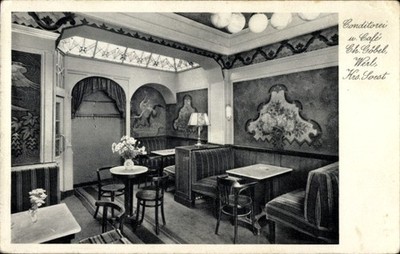 Ak Werl in Westfalen, Conditorei, Café Ch. Gobel,  Krs. Soest - 5082424