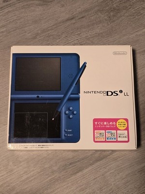 Nintendo DSi LL Blue Complete in Box - Pristine Screens - Tested & Working