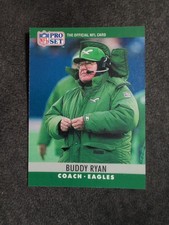 1990 Pro Set Buddy Ryan Philadelphia Eagles #253 Football Card