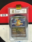 Grade10  Dragonite HOLO 052/072 Pokémon Simplified Chinese cs6.5C