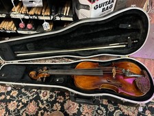 Unbranded Hand Made Hand Assembled Violin circa 1800-early 1900 Prodigy Bow