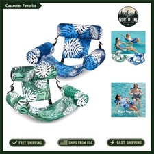 Luxury Inflatable Pool Float Chairs - 2 Pack for Ultimate Summer Relaxation