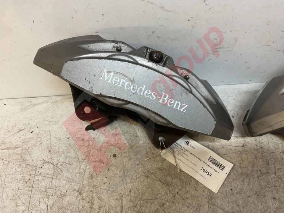 MERCEDES S-CLASS L AMG LINE W222 13-17 SET OF FRONT BRAKE CALIPERS - Image 2 of 4