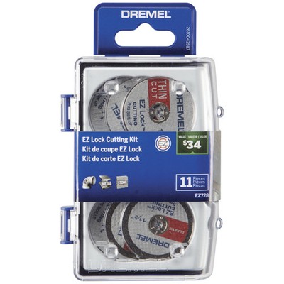 Dremel EZ Lock Cutting Discs Rotary Tool Kit 11pc