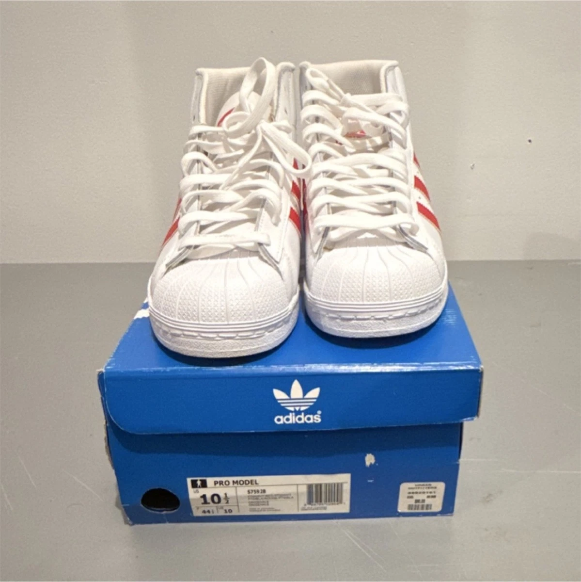 adidas Pro Model White Scarlet for Sale | Authenticity Guaranteed