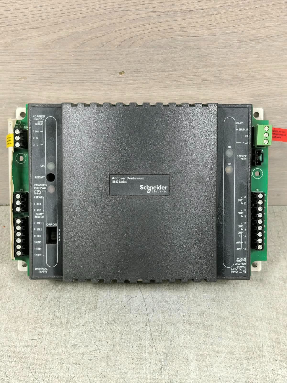 Schneider Electric I2851 SCHNEIDER ELECTRIC I2851 SERIES ANDOVER CONTINUUM 24VAC 1