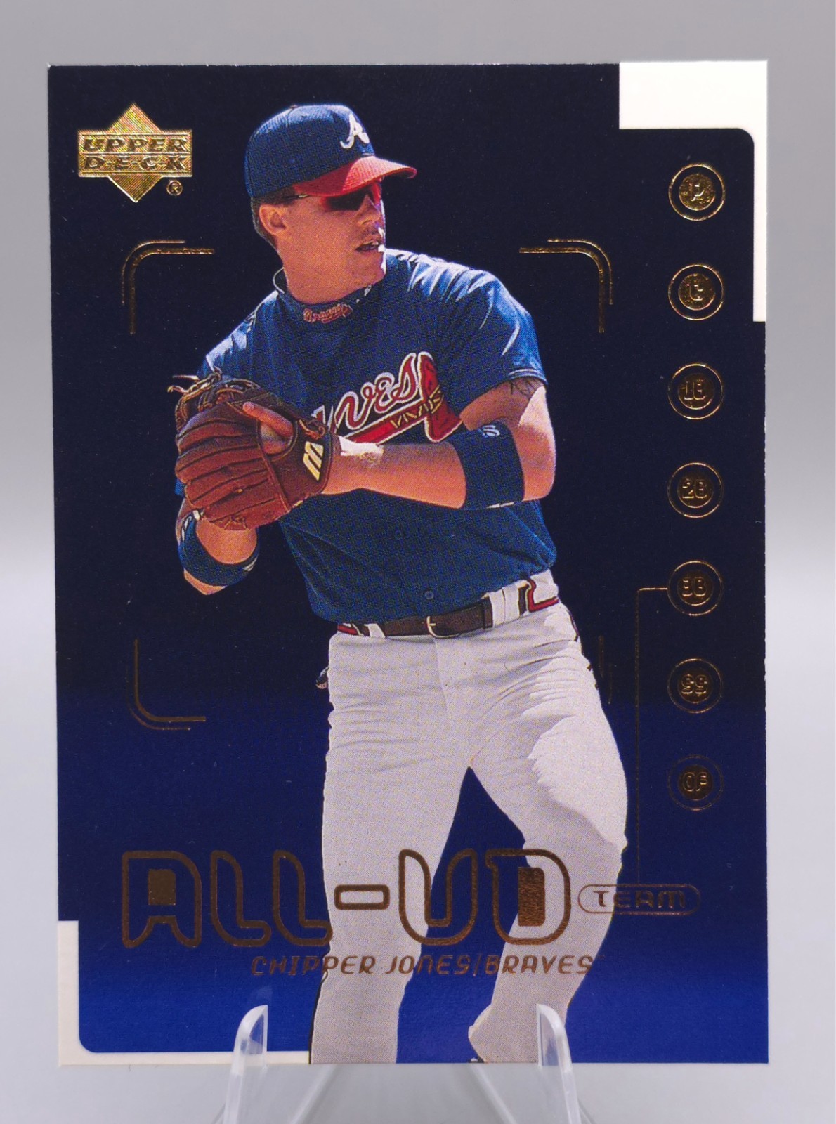 2000 Upper Deck All UD Team #525 Chipper Jones Atlanta Braves HOF