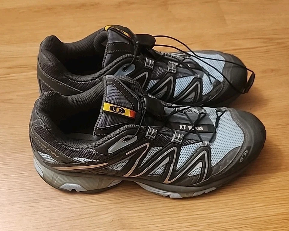 Salomon XT Wings Woman's US Size 10 Trail Running Shoes,  Grey Blue  - Image 2 of 4