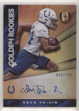 2019 Panini Gold Standard Golden Rookies 68/199 Rock Ya-Sin #GRA-RYS Auto no9