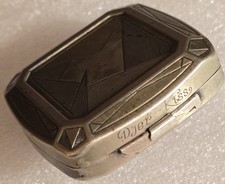 Antique Djer - Kiss Art Deco Double Mirror Small  Compact *Well Made