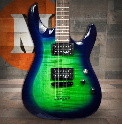 Schecter C-6 Elite Aqua Burst Electric Guitar (782)