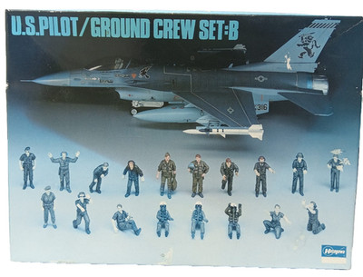 Bausatz U.S.Pilot / Ground Bodenpersonal  CREWX48-5  SET:B 1:48  Made in Japan
