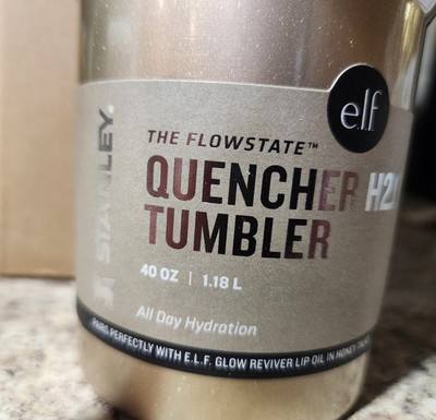 stanley 40 oz tumbler. NIB Gold Metallic Sparkle