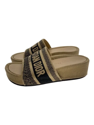 Sandales Christian Dior beige occasion