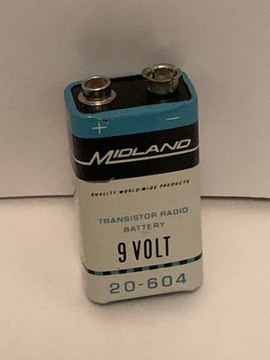 VINTAGE BATTERIE EVERY MIDLAND 9 VOLT 60ER-80er Jahre