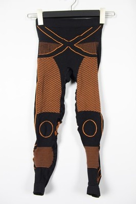 X-Bionic Orange & Black Lady Front Ski Pants Trouser Size XS