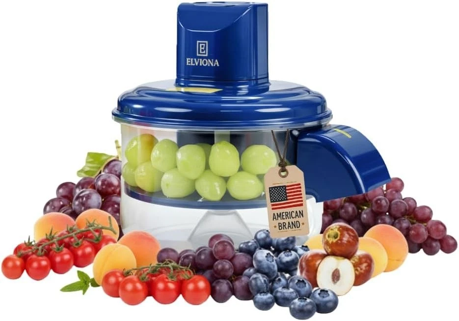Vegetable & Garlic Peeler for Small Fruits -Automatic Grape Electric Peeler M...