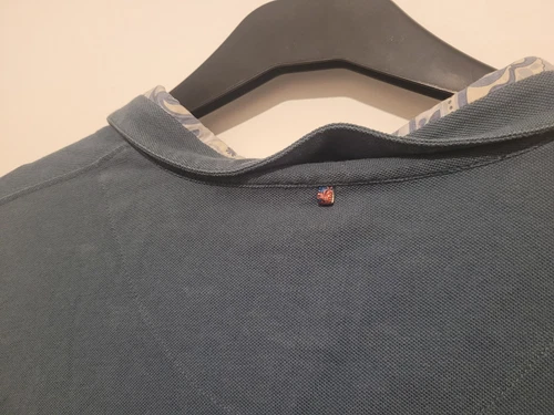 PRETTY GREEN Polo Shirt - Large - Blue - Good Condition - Men’s - Picture 7 of 8