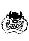 Taz Tasmanian Devil Decal Sticker m281