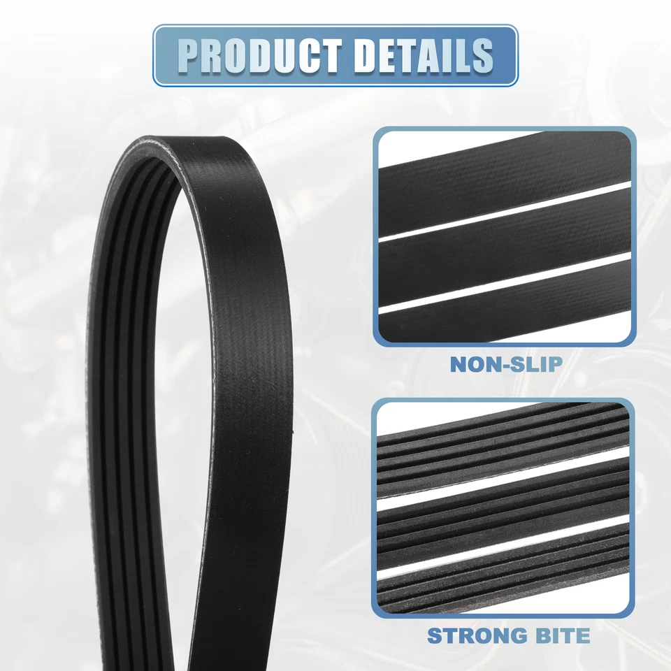 Pack de 3 Cinturón Serpentine Toyota Corolla 1993-1997 Nº1175001B00/11261736988 Foto 4 de 4