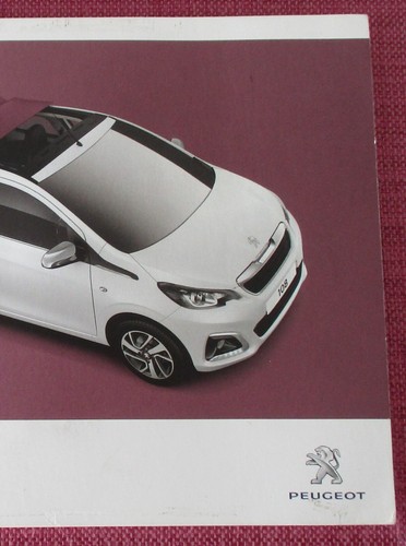 PEUGEOT 108 HATCHBACK & PEUGEOT 108 TOP (2014 - 2022) OWNERS MANUAL - HANDBOOK - Picture 5 of 8