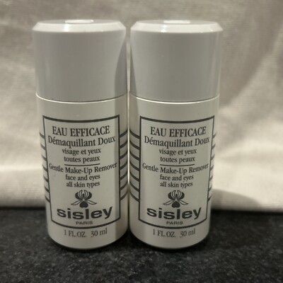 (LOT OF 2) Sisley-Paris Eau Efficace Gentle Makeup Remover 30ml / 1 fl Oz