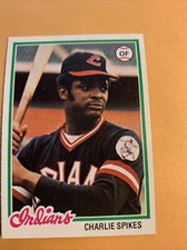 #459 Charlie Spikes   1978 Topps Baseball Card Cb16
