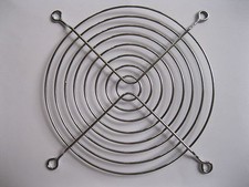 3 pcs DC Fan Grill Protector Finger Guard for 120x120mm Fan Silver Metal 12cm