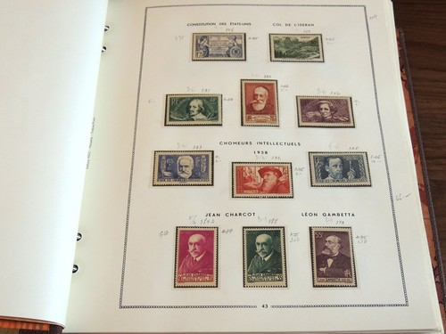 France 1938/1968 Collection complète neufs ** sans charnière COTE 4200€ + album - Picture 3 of 20