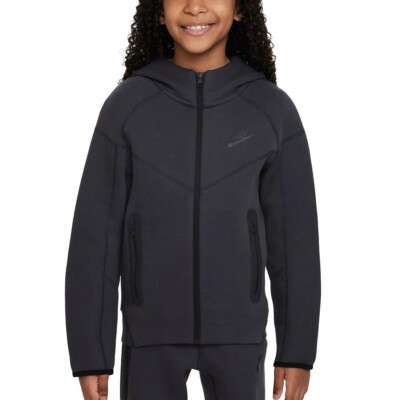 Nike Tech Pack Fleece Windrunner Full Zip Hoodie Kids Blue FD3285 060  XL