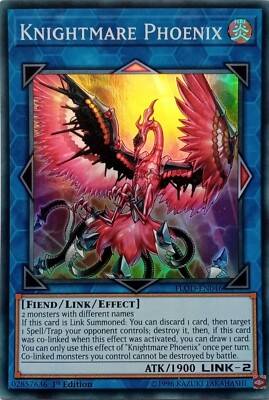 FLOD-DE046 KNIGHTMARE PHOENIX SUPER RARE 1.AUFLAGE YuGiOh KARTE