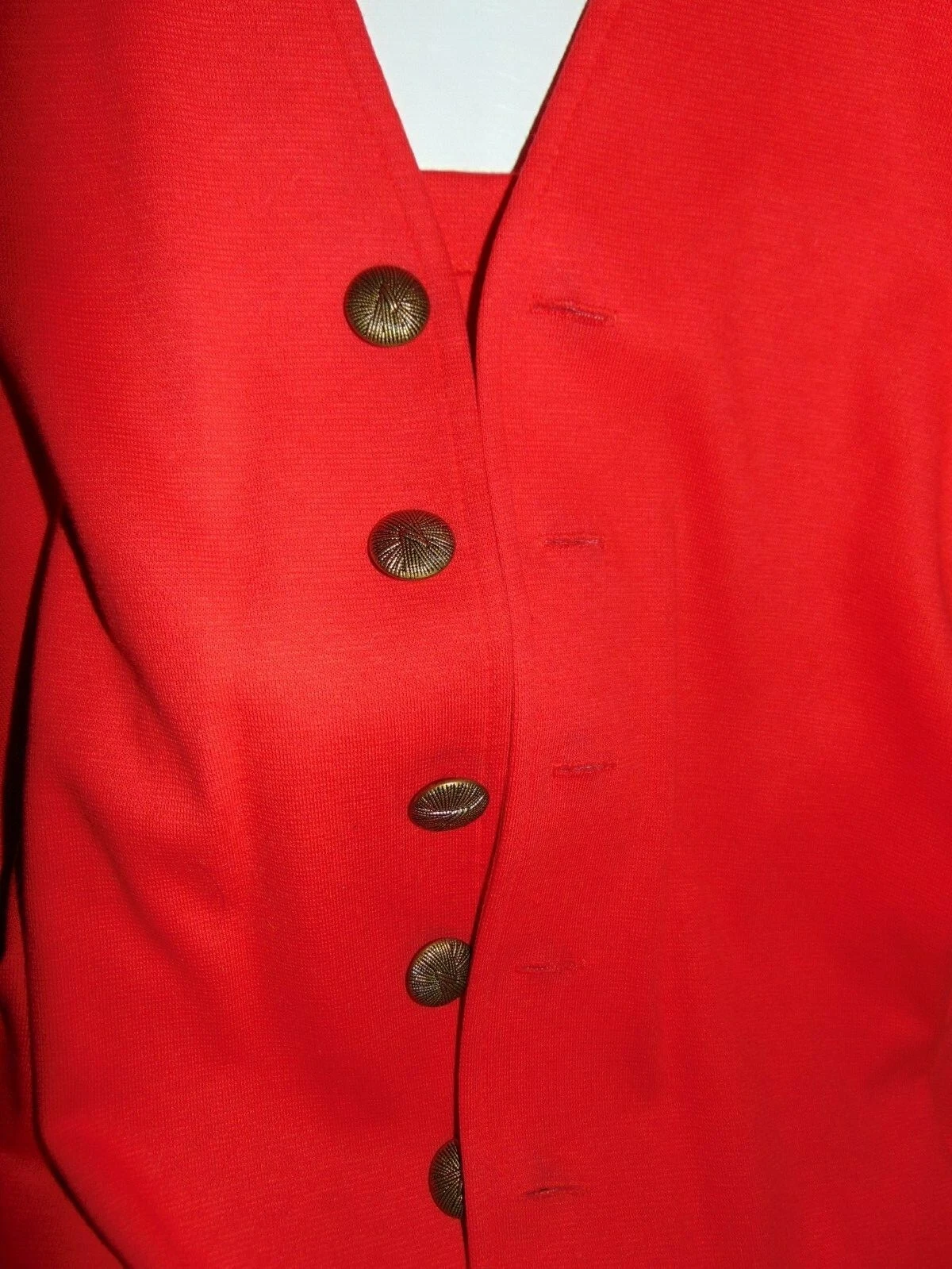 UNDERCOVER MODA INTL VS Tuta elettrica in maglia rossa Taglia S